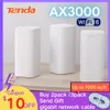 ルーターメッシュルーターWIFI 6 AX3000 Tenda MX12 WiFi6 Mesh System Router Tenda Dual Band 2.4G 5GHz Full Gigabit Mesh Wifi Range Extender