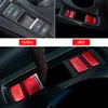 Новая 4pcs Aluminum Car Center Center Console Gear Panel Панель ручного тормоза