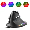 Souris ZELOTES C10 ergonomique souris de jeu verticale 5 Modes 10000DPI RGB filaire souris droite souris de jeu pour ordinateur portable PC