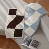 Moderno semplice quadrato floccato tappeto decorazione della casa camera da letto comodino coperta soggiorno galleggiante davanzale assorbente coperta antiscivolo