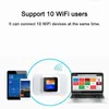 Routers 4G Sim Card WiFi Router Color LCD Display LTE WiFi Modem Sim Card Router Mifi Pocket Hotspot Builtin Battery Portable WiFi