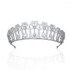 Pinces à cheveux Barrettes Sepbridals Classic Europe Royal Tiara Drop Cristal Diadèmes De Mariée Pour Prom Party Head Accessoires Livraison Jewe Dh956