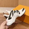 Women Luxury Women Archlight Sneaker 2.0 غير رسمية مقوسة أزياء سميكة أسفل الشبكة الجلدية معكرون أحذية عتيقة مصمم الطباعة الحجم 35-41