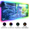 Repousa para jogos de gaming de computador anime mousepad rgb mouse pad vocalóide big mousepad pc gabinet mausepad jogos de configuração de acessórios