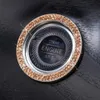 Nouveau bouton de démarrage de clé de voiture décoration anneau diamant strass cercle moteur un clic démarrage arrêt interrupteur anneau pièces intérieures SUV