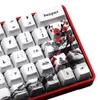 Combos 71 Keys Plum Blossom KeyCap Set OEM Profile PBT FiveSided SubliMation KeyCaps för DZ60 GK64 Anne Pro Mekaniska tangentbord