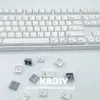 Аксессуары Kbdiy 134 клавиши/Set Mac Mac Apple Keycap xda Profile Pbt MX Dyesub Японский белый клавиш