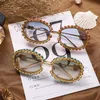 Luxury Rhinestone Hollow Design Metal Women Diamond Fashionable High Quality Shades Trendy Custom Logo Sun Glasses