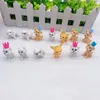 Mini Mermaid Dolls Kawaii 10 artiklar/ Lot Miniature Animal Education Kids Toys Gratis frakt saker Bästa födelsedagspresent gåvor