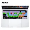 Covers XSKN Logic Pro X Shortcut Keyboard Cover för Touch Bar MacBook Pro 13 A1706 A1989 A2159 MacBook Pro 15 A1707 A1990 US EU -version
