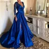 Autumn Deep V Neck Ladies Elegant Floor Length Fashion Dresses Women Long Sleeve Lady Party Gown Evening Dress