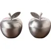 Jewelry Pouches Metal Baby Fetal My First Hair And Teeth Storage Box Apple Shape Save Milk Collection Gift