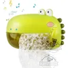 Bébé jouets de bain pour enfants musique dinosaure crabes Machine à bulles jouets de bain baignoire savon automatique fabricant de bulles jouets bébé salle de bain jouet