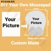 Pad fai da te su misura 3D mano poggiapolsi tappetino per mouse personalizzato il tuo tappetino per mouse in silicone Oppai morbido tappetino per mouse lavoro d'ufficio regalo
