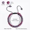 Strand 8MM Handmade Lava Rock Bracelet Double Layered Beads Adjustable Oil Diffuser Emperor Stone Bangles For Women