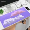 Подставка для большого аниме-розового коврика для мыши Gamer Kawaii XXL, игровой коврик для мыши, резиновый край с фиксацией пикселей, большой ковер, офисный коврик для клавиатуры ноутбука, настольный коврик