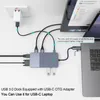 Stacje dokowania stacji 11 w 1 2xhdmicompatible+VGA Laptop USB C Station dla podwójnego monitora USB3.0 Type C