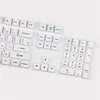Combos pbt keycap Profil de cerise japonais 128 touches minimalistes thème blanc keycap colorant sublimation 1.75u 2u shift for mécanical clavier