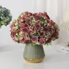 人工花偽の花装飾的な花束プラスチック花牡丹ローズリビングルームホームディスプレイシングルバンチ人工花