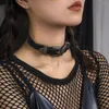 Chaînes Halloween Collier Femme Gothique Foncé Col Noir Chocker Doux Cool Harajuku Sexy Spice Girl