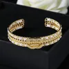 Designer de bracelet de luxe pour les femmes bijoux classiques lettre ccity Femme Hommes Bracelets en or 80