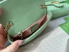 Bolsas de noite de moda feminina Marmont verde Supermini Couro Bolsa Cross-Corpo Marmont Mini Bolsa de Couro de Couro Designer de Couro