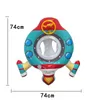 Sand Play Water Fun Baby Inflatable Rocket Swimming Rings Toddler Float Water Play Games Seat Children Summer Pool Toys Swim Circle Ring Accessories 230526