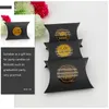 Pillow Pillow Candy Box Recipiente Decorativo Multifuncional Presente Papel Caso Fornecimento de Graduação Armazenamento de Chocolates Suporte