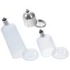 Servis uppsättningar Airbrush Ersättning Pot Refillable Cup Demonterbara glasdispenser containrar