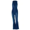 Women's Pants Women's Fashion 2023 Spring Slimming Street Style High Waist Denim Jumpsuit