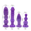 Sexspielzeug-Massagegerät, Silikonfaden, Analplug, Perlen, Geleespielzeug, Hautgefühl, Dildo, Sexspielzeug für Männer, Produkte, Hintern, Frau
