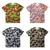 Shark T-shirts Zomer Heren Designer Shirt Shorts Oversized T-shirts voor mannen Designer T-shirt Herenkleding Designer Bathing Ape T-shirts