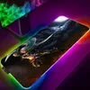 RESTS RGB LED MOUSE PAD Katarina League of Legends Anime Mousepad Kawaii Gaming Matte Accessoires PC Gamer xxl Desk großer Teppich lol