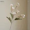 الزهور الزخرفية الأسلوب الرعوي محاكاة البرقوق أزهار الزفاف الاصطناعي زخرفة Flores الاصطناعية فلور Artificielle ديكور المنزل