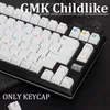 COMBOS GMK CHIDLLIKE SMILE FACE PBT KEYCAP 140 KEYS DYESUB英語カスタムパーソナリティキーキャップ用のキーボード61/64/68/75/84