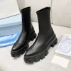 2023 Designer Frauen Stiefel Monolith Martin Boot Military Wüste Luxus Schwarz Weiß Dame Outdoor Winter Leder Flache Plattform Schuhe Mode Top Qualität