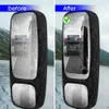 New 2Pcs 35x16cm Car Rain-proof Film Rearview Mirror Waterproof Protector Rainy Anti-glare Window Glass Film Safety Driving Stickers