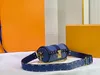 Designers Bags Papillon Trunk Chain Flap Handbag Luxurys Paris Summer Flowers Denim Leather Pillow Handbags Clutch Shoulder Bag