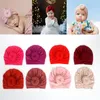 Accessori per capelli Bambino Bambini Fascia per capelli Fiocco in cotone con nodo Turbante Cappello Elastico Berretto Ragazza Copricapo AccessoriCapelli