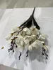 Decoratieve bloemen Aankomst 5 Vork Magnolia Bouquet Artificial Silk Wedding Christmas Party Home Decoratie Fake Flower