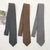 Bow Ties High-End Series DK Handband Kvinnlig JK Retro Casual Suit Grey Khaki Brown Coffee Plaid pojkar Fashion Hankerchief Men