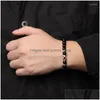 Braccialetto di perline in pietra naturale Bracciale uomo tibetano Dzi Aagtes Charm per le donne Nce Healing Yoga Buddha Gioielli Drop Delivery Brace Dhtyn