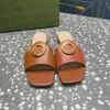 2023 pantoufle de créateur Blondie sandale de luxe chaussures de créateur femmes tongs pantoufle de mode en cuir véritable diapositives chaîne en métal dames chaussures de sport