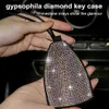 NIEUWE STRICESTONE Key Case for Women Bling Car Accessoires Girls Diamond Keychian FOB Cover Holder Keyring voor Mini VW BMW Benz enz