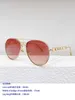 Sunglasses Designer boutique metallic style advanced female sunglasses 1539 Classic aviators versatile concave HZXK