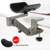Pads Metal Arm Rest Wrise Support Home Office Keybord Hand Stand Desk Adjustable Mouse Pad Armrest for Computer Ergonomic Hand Holder