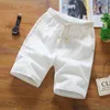 Casual Cotton Korean Version Linen Pants, Trendy Men's Shorts, Beach Pantsoxe