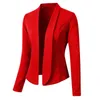 Damespakken Blazers Women Fashion Solde Tops Lange mouw Jacket Dames kantoor Kantoor Kantel Kantigan jas merk hoogwaardige vrouwelijke kleding