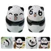 Ensembles de vaisselle 2 pièces Panda assaisonnement bouteille maison ustensiles de cuisine jouet conteneur belle épices boîte de rangement pot Condiment sel ensemble