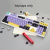 Accessories GMK Taro Keycaps 129 Keys DYESUB Profile PBT Keycaps for CHERRY Gateron MX Switches Mechanical Keyboards G4A6